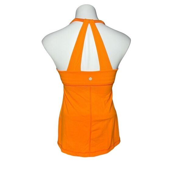 Lululemon orange scoop me up tank top size 8 - Picture 2 of 8